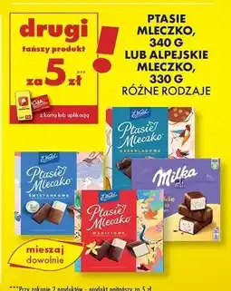Biedronka Czekoladki waniliowe Milka Alpejskie Mleczko oferta