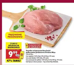 Biedronka Szynka wieprzowa bez kości Kraina Mięsa oferta