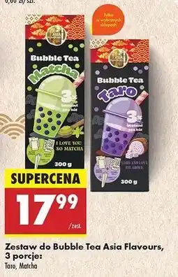 Biedronka Zestaw bubble tea matcha Asia Flavours oferta