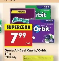 Biedronka Guma do żucia cool cassis Airwaves oferta