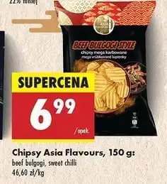 Biedronka Chipsy sweet chilli faliste Asia Flavours oferta