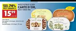 Biedronka Lody lemon pie Algida Carte D'or oferta
