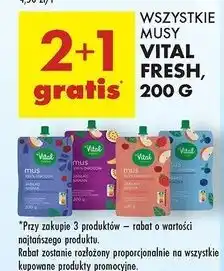 Biedronka Mus jabłko-jagoda Vital Fresh oferta