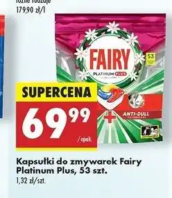 Biedronka Kapsułki do zmywarki regular Fairy Platinum Plus oferta