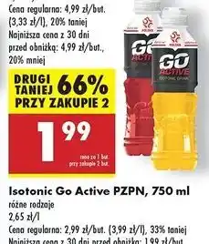 Biedronka Napój izotoniczny czerwony Go Active oferta