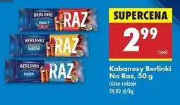 Biedronka Kabanosy chilli Morliny Berlinki Na Raz oferta