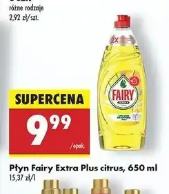 Biedronka Płyn do mycia naczyń citrus Fairy oferta