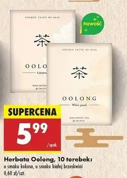 Biedronka Herbata o smaku białej brzoskwini oferta