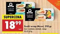 Biedronka Wrapy z łososiem mango Mowi oferta