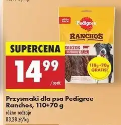 Biedronka Przysmak dla psa Pedigree Ranchos oferta