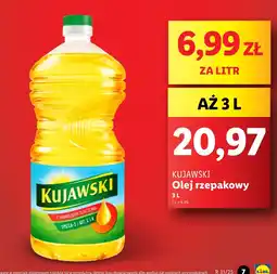 Lidl Olej rzepakowy 3 l Kujawski oferta