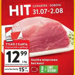 Intermarche Szynka wieprzowa bez kości Intermarche oferta