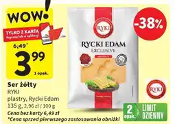 Intermarche Ser żółty Rycki Edam Ryki oferta