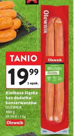 Intermarche Kiełbasa śląska bez dodatku konserwantów Olewnik oferta