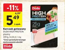 Intermarche Kurczak gotowany High Protein plastry Duda oferta