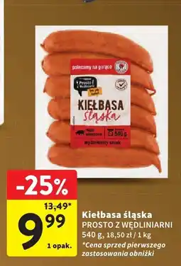 Intermarche Kiełbasa śląska Prosto z Wędliniarni oferta