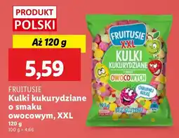 Lidl Kulki kukurydziane o smaku owocowym XXL Fruitusie oferta