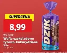 Lidl Wafle czekoladowe ryżowo-kukurydziane WK Dzik oferta