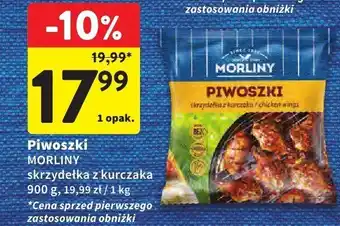 Intermarche Piwoszki skrzydełka z kurczaka Morliny oferta