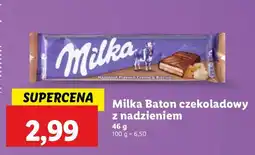Lidl Baton czekoladowy z nadzieniem Milka oferta