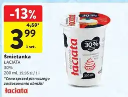Intermarche Śmietanka 30% Łaciata oferta
