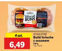 Lidl Bułki brioche z sezamem 4 szt. Schulstad oferta