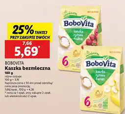 Lidl Kaszka bezmleczna Bobovita oferta
