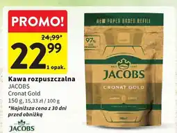 Intermarche Kawa rozpuszczalna JACOBS Cronat Gold oferta