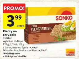 Intermarche Pieczywo chrupkie SONKO wybrane rodzaje oferta