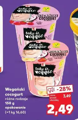 Kaufland Jogurt wegański Cocogurt, różne rodzaje Take it Veggie oferta