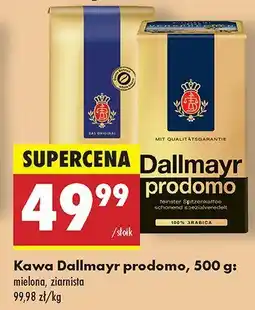 Biedronka Kawa Dallmayr prodomo ziarnista oferta
