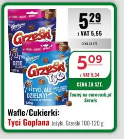 Eurocash Wafle/Cukierki: Tyci Goplana Jeżyki, Grześki oferta