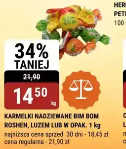 bi1 Karmelki nadziewane Bim Bom Roshen oferta