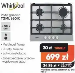 Max Elektro Płyta gazowa Whirlpool oferta