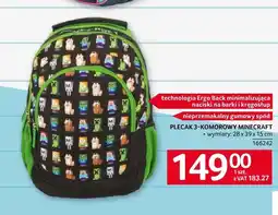 Selgros Plecak Minecraft oferta