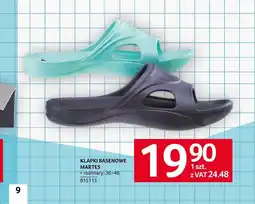 Selgros Klapki basenowe Martes oferta
