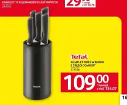 Selgros Komplet noży Tefal oferta