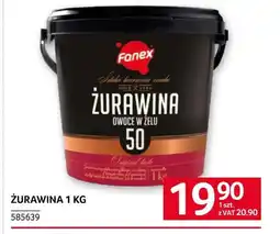 Selgros Żurawina Fanex oferta