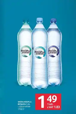 Selgros Woda Kropla beskidu oferta