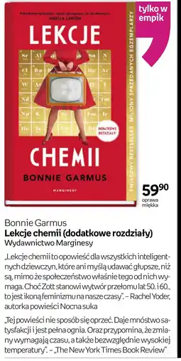 Empik Lekcje chemii Bonnie Garmus oferta