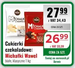 Eurocash Cukierki czekoladowe: Michałki Wawel oferta