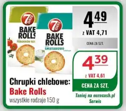 Eurocash Chrupki chlebowe: Bake Rolls oferta