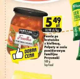 Premium Nasz Sklep Fasola po bretońsku z kiełbasą, Pulpety w sosie pomidorowym Familijne Przysmaki oferta