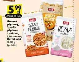 Premium Nasz Sklep Groszek ptysiowy, Słomka ptysiowa z cukrem, z nasionami, Beziki mini oferta