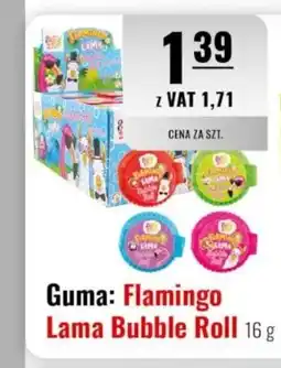 Eurocash Guma: Flamingo Lama Bubble Roll oferta