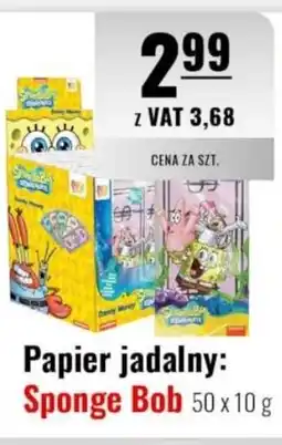 Eurocash Papier jadalny: sponge bob oferta