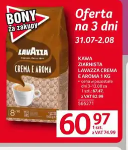Selgros Kawa ziarnista Lavazza Crema e Aroma oferta
