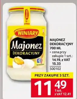 Selgros Majonez Dekoracyjny Winiary oferta