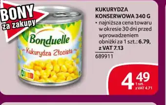 Selgros Kukurydza konserwowa Bonduelle oferta
