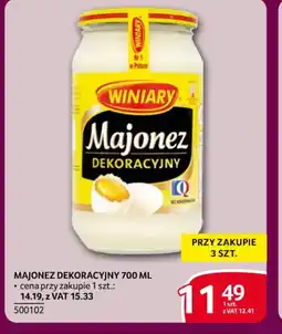 Selgros Majonez Dekoracyjny Winiary oferta